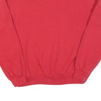 DISNEY Womens Red Mickey Crew Neck XS Cotton Sweatshirt Casual Pullover