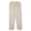 MAUL SPORT Womens Beige Regular Zip Closure Regular Fit Cargo Trousers W30 L30