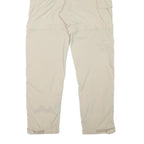 MAUL SPORT Womens Beige Regular Zip Closure Regular Fit Cargo Trousers W30 L30