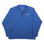 NIKE Mens Blue Xpo Logistics Track Jacket XL Polyester Blend Zip Plain