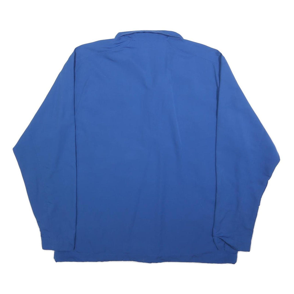 NIKE Mens Blue Xpo Logistics Track Jacket XL Polyester Blend Zip Plain