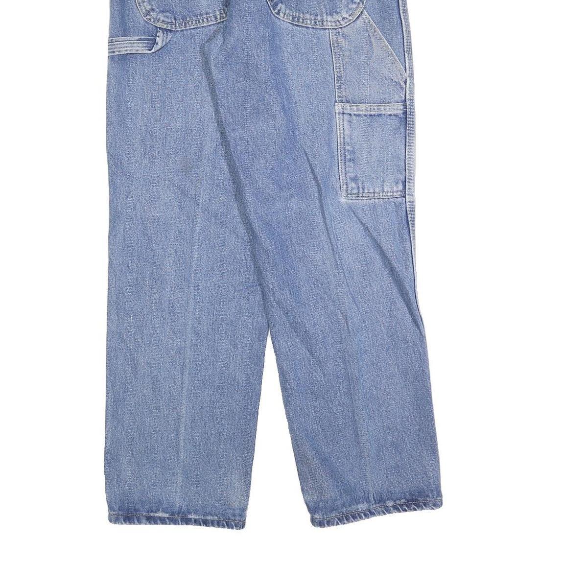 DICKIES Mens Jeans Blue Regular Straight Denim Medium W32 L30 Workwear