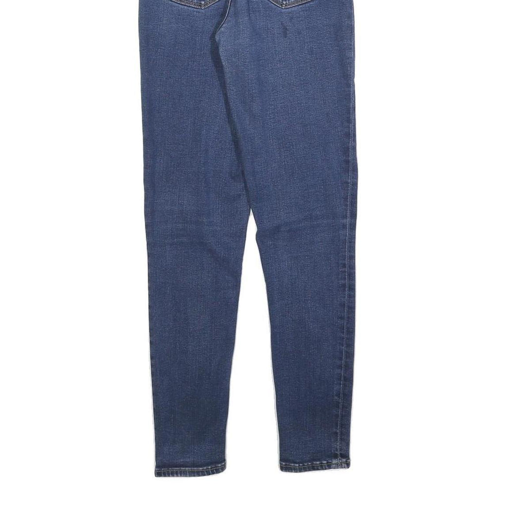 LEVI'S 721 Womens Jeans Blue Slim Skinny Denim Medium W26 L28 Stretch Zip