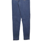 LEVI'S 721 Womens Jeans Blue Slim Skinny Denim Medium W26 L28 Stretch Zip