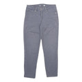 LEVI'S Womens Jeans Grey Regular Skinny Denim Light W27 L26 Zip Cotton Blend