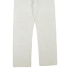 LEVI'S 501 Mens Regular White Jeans Denim Cotton Blend Button W30 L28 Classic