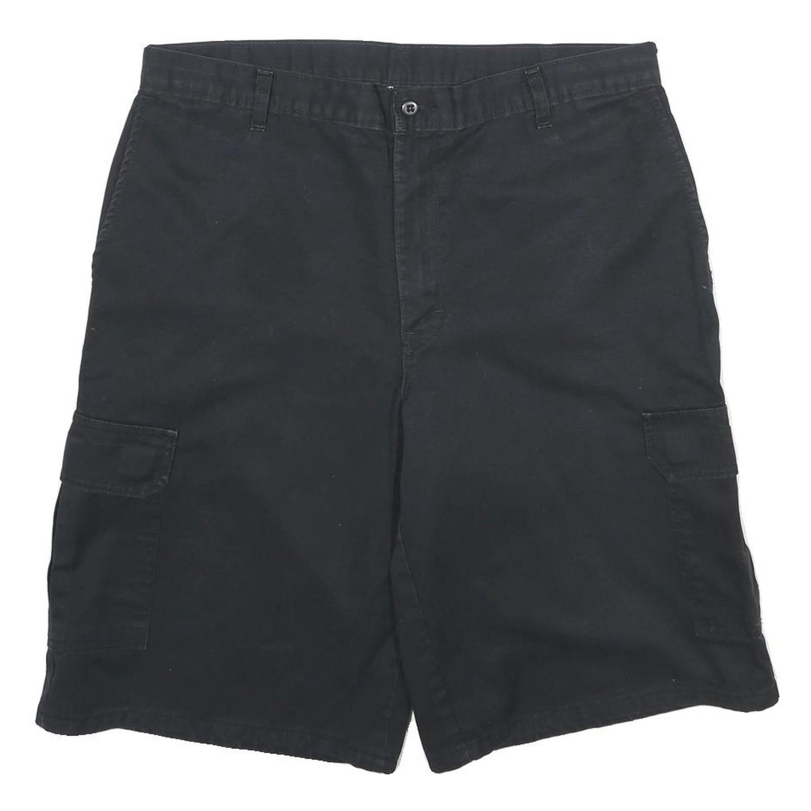 DICKIES Mens Shorts Black Cargo L W36 Workwear Casual Durable