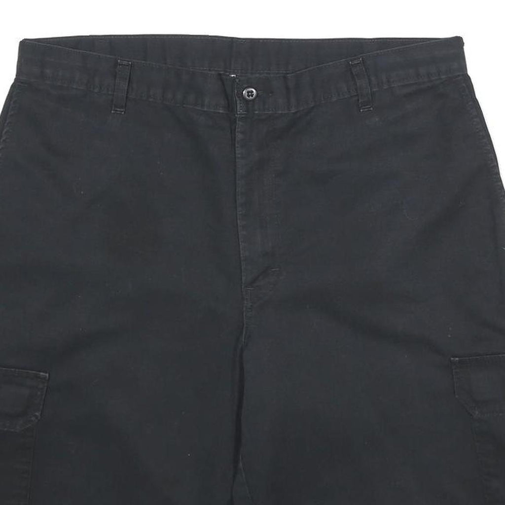 DICKIES Mens Shorts Black Cargo L W36 Workwear Casual Durable