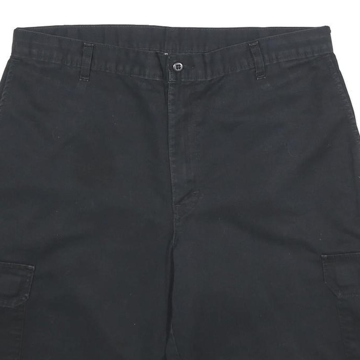 DICKIES Mens Shorts Black Cargo L W36 Workwear Casual Durable