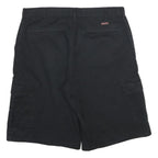 DICKIES Mens Shorts Black Cargo L W36 Workwear Casual Durable