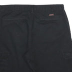 DICKIES Mens Shorts Black Cargo L W36 Workwear Casual Durable