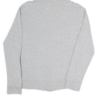 LONSDALE Womens Grey Hoodie L Zip Front Drawstring Hood Casual Sweatshirt