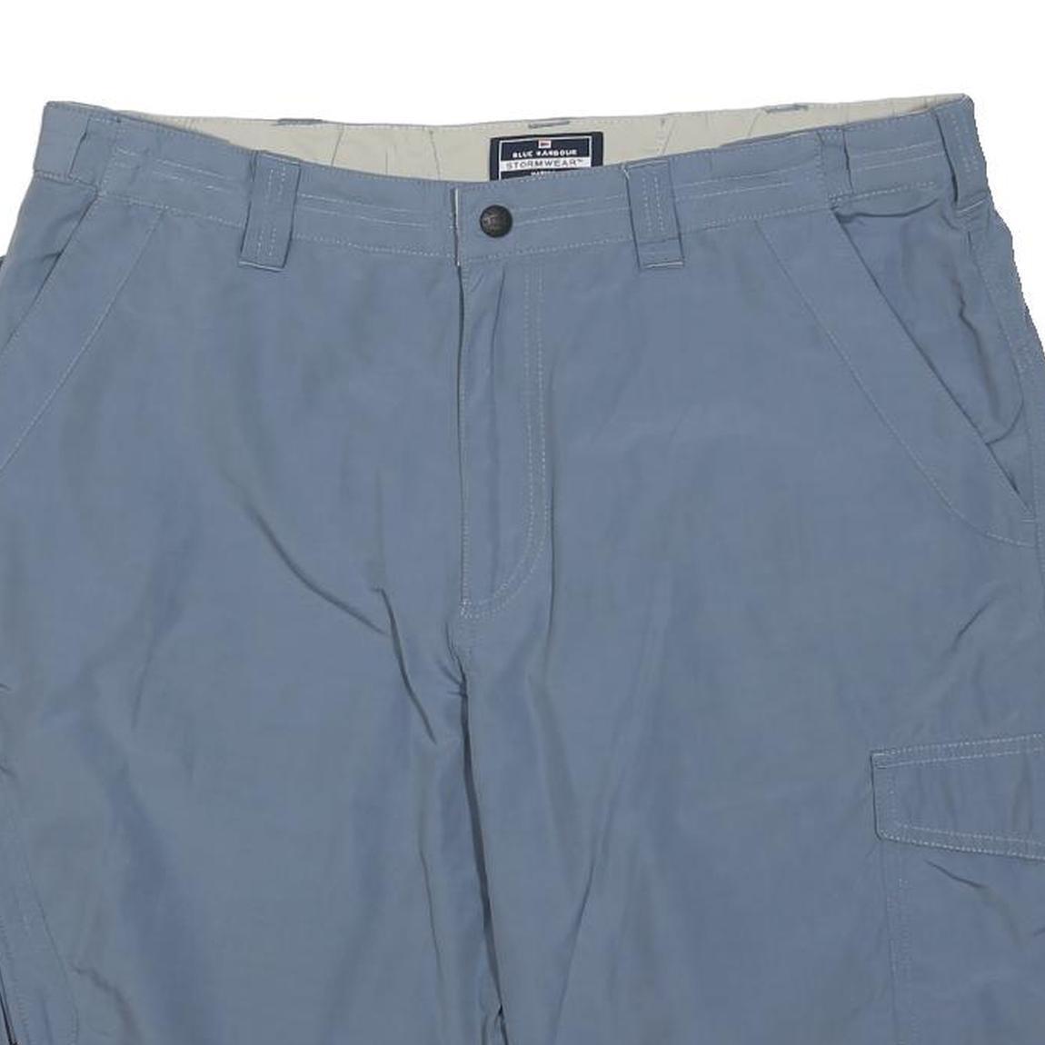 BLUE HARBOUR Mens Shorts Blue Casual Cargo L W34 Lightweight Comfort