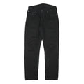 LEVI'S Mens Black Slim Jeans Denim W31 L30 Button Closure Stretch Blend