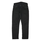 LEVI'S Mens Black Slim Jeans Denim W31 L30 Button Closure Stretch Blend