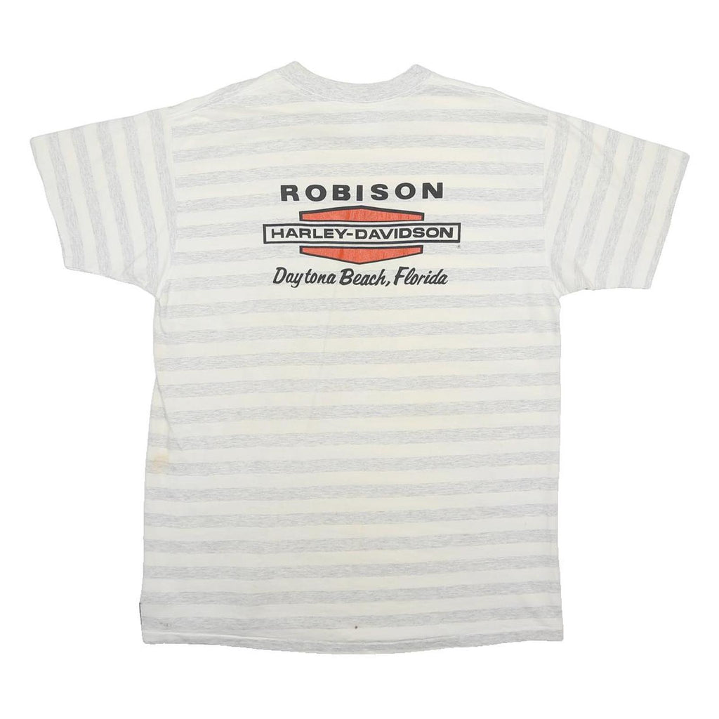 Vintage Tennessee River Gold 1992 Mens Grey Robison Harley-Davidson T-Shirt