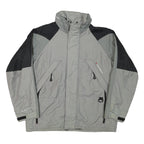 POLO RALPH LAUREN Mens Grey & Black Zip Up Jacket S Polyester Blend Casual