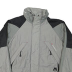 POLO RALPH LAUREN Mens Grey & Black Zip Up Jacket S Polyester Blend Casual