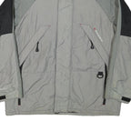 POLO RALPH LAUREN Mens Grey & Black Zip Up Jacket S Polyester Blend Casual