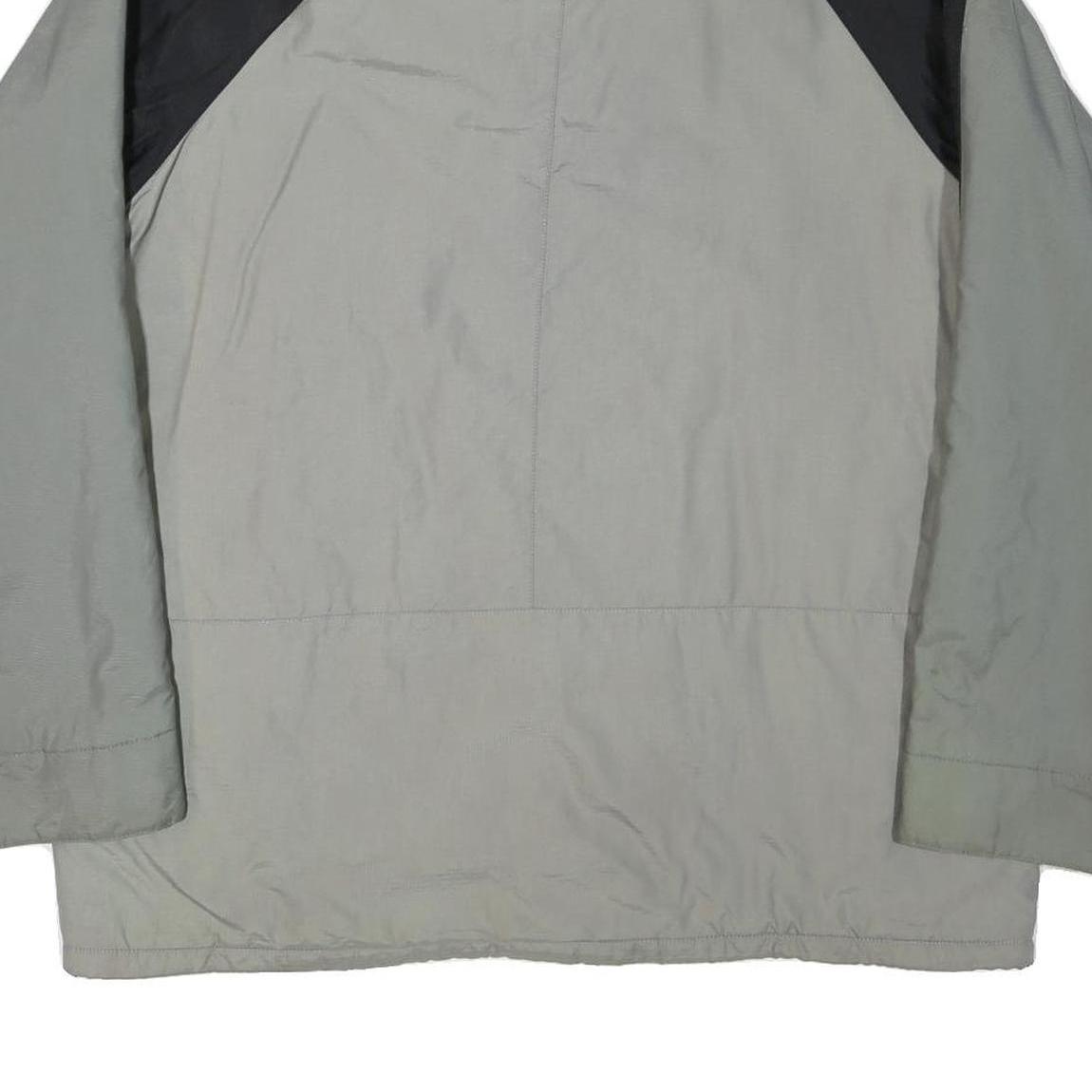 POLO RALPH LAUREN Mens Grey & Black Zip Up Jacket S Polyester Blend Casual