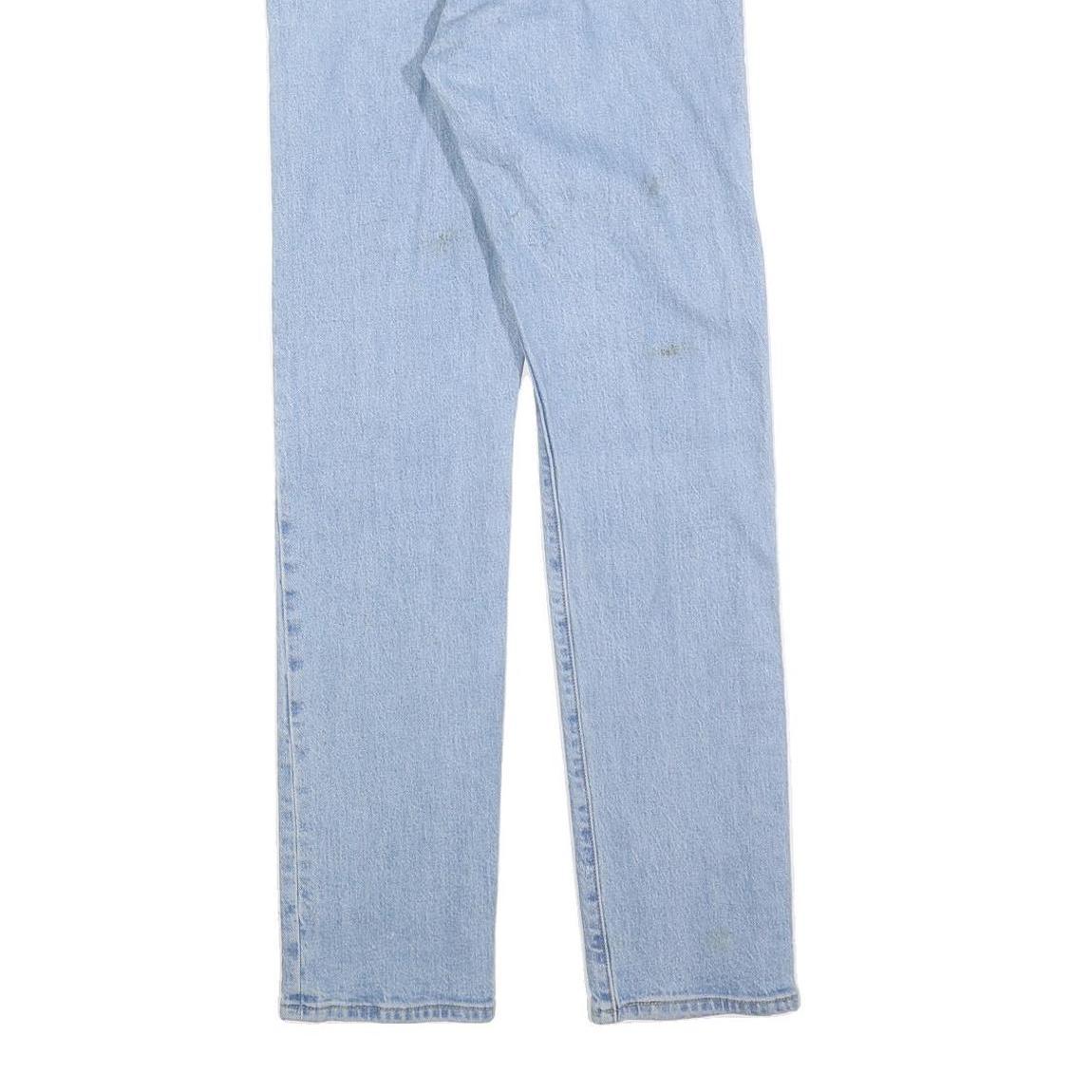 LEVI'S 501 Womens Jeans Light Blue Regular Straight Denim W27 L32 Cotton Blend