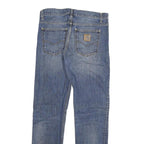 CARHARTT Mens Jeans Blue Slim Skinny Denim Medium W29 L32 Casual Wear