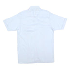 JOCKEY Mens Light Blue Shirt L Cotton Blend Casual Classic Fit Short Sleeve