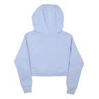 AYBL Womens Blue Crop Hoodie S Cotton Blend Casual Activewear Sweatshirt