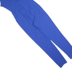 KRISP Womens Blue Playsuit S Polka Dot Detail Sleeveless Zip Closure