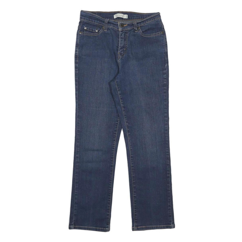 LEVI'S 512 Womens Jeans Blue Regular Straight Denim Medium W25 L26 Stylish