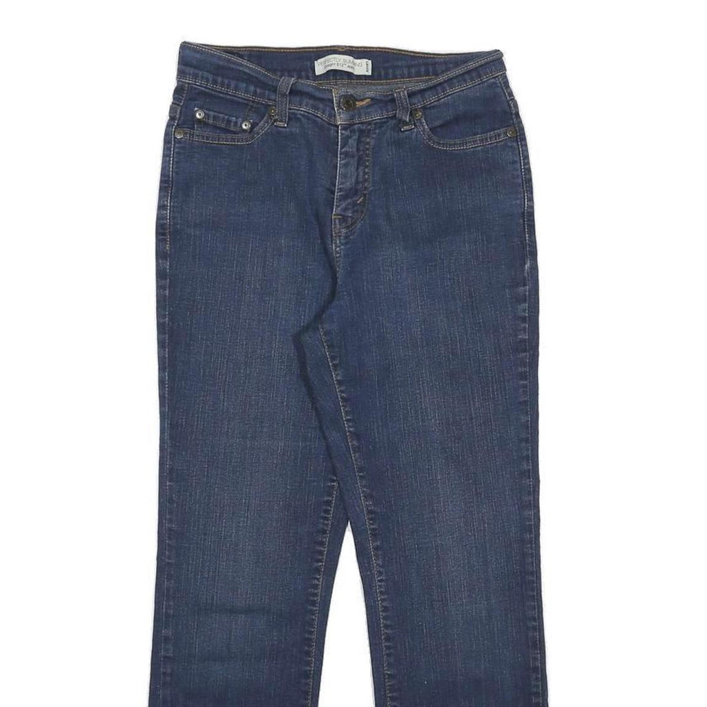LEVI'S 512 Womens Jeans Blue Regular Straight Denim Medium W25 L26 Stylish