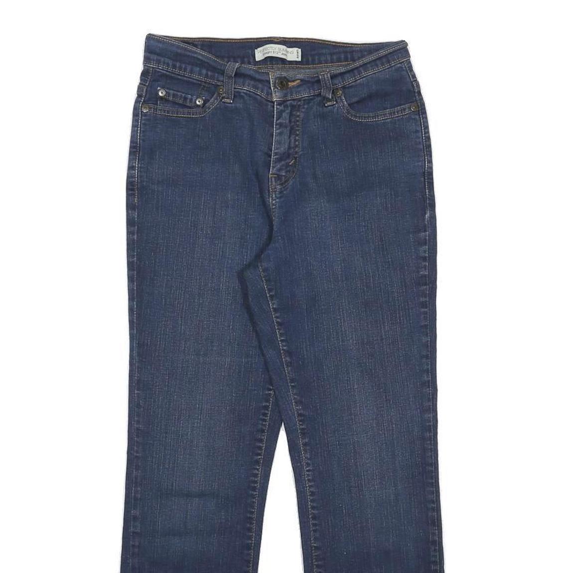 LEVI'S 512 Womens Jeans Blue Regular Straight Denim Medium W25 L26 Stylish