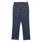LEVI'S 512 Womens Jeans Blue Regular Straight Denim Medium W25 L26 Stylish