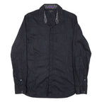TED BAKER Mens Shirt Black Long Sleeve S