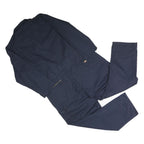 DICKIES Mens Navy Blue Relaxed Polyester Blend Dungarees XL W42 L29 Workwear