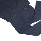 DICKIES Mens Navy Blue Relaxed Polyester Blend Dungarees XL W42 L29 Workwear