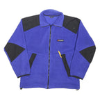 BERGHAUS Mens Blue & Black Fleece Zip Jacket M Polyester Blend Outdoor