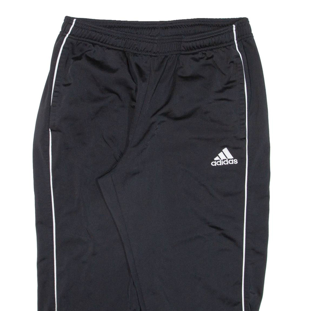 ADIDAS Womens Track Pants Black Tapered L W30 L20