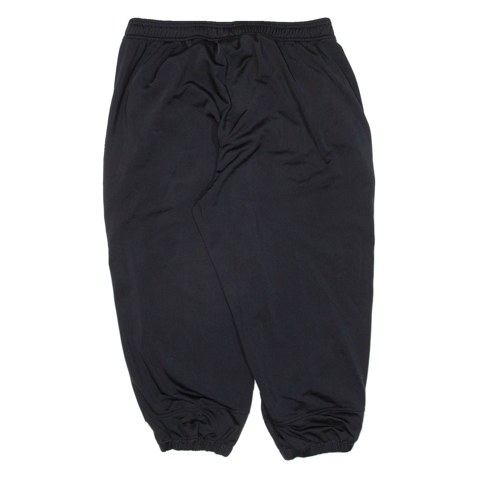 ADIDAS Womens Track Pants Black Tapered L W30 L20