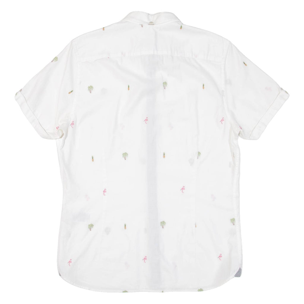 TED BAKER Mens Plain Shirt White S