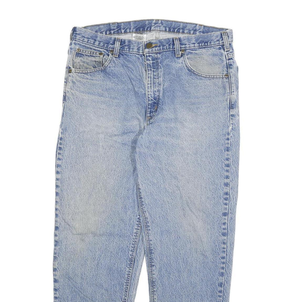 CARHARTT Mens Jeans Blue Relaxed Straight Denim Medium W38 L30 Workwear