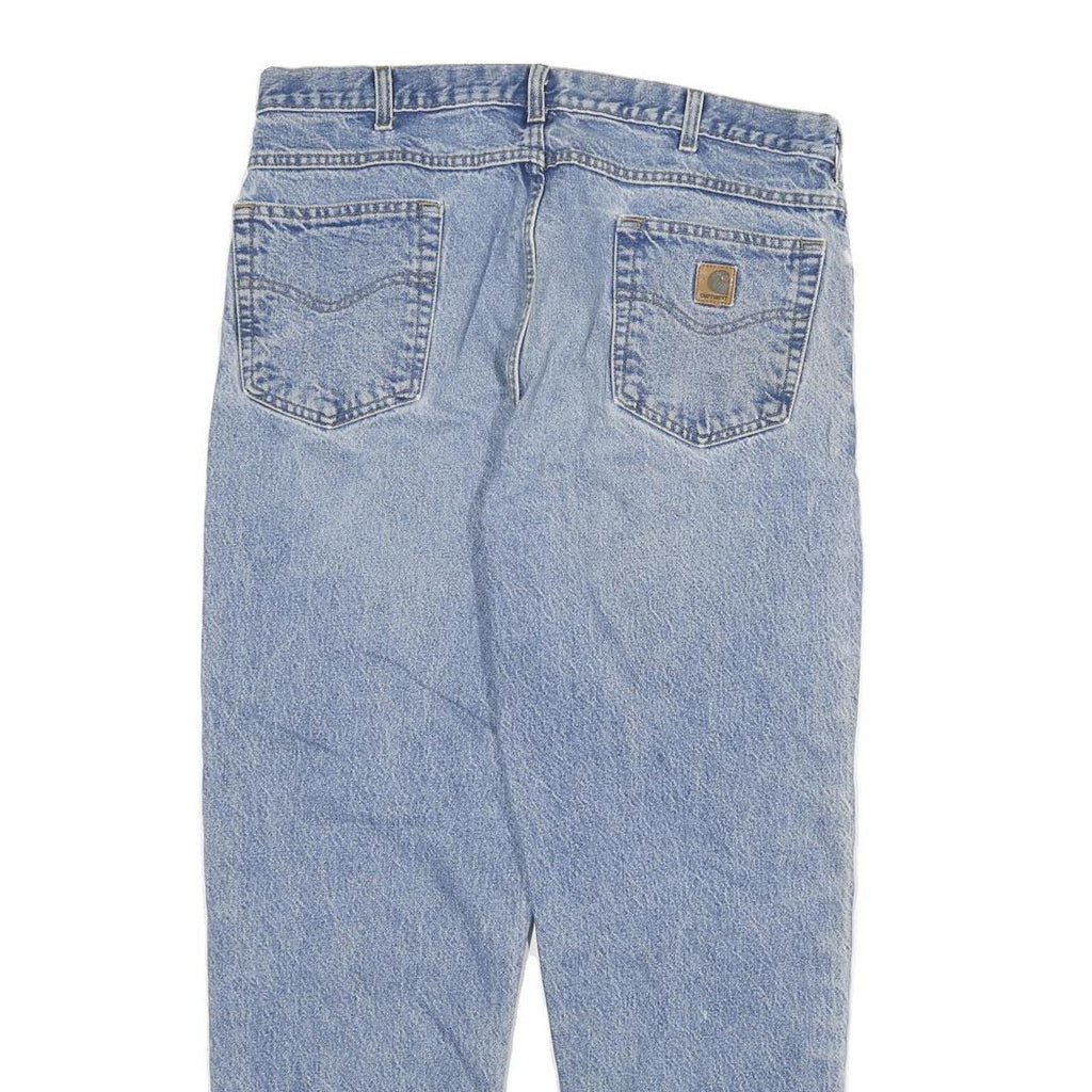 CARHARTT Mens Jeans Blue Relaxed Straight Denim Medium W38 L30 Workwear