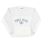 GEAR FOR SPORT Mens Grey & White Pebble Beach Crew Neck L Cotton Blend