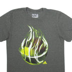 ADIDAS Mens T-Shirt Grey M