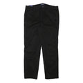 NAUTICA Womens Cotton Blend Black Slim Trousers W33 L27 Zip Fastening Classic
