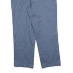 DICKIES Mens Cotton Blend Blue Regular Straight Trousers W38 L30 Workwear Zip