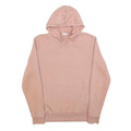 PUMA Mens Pink Pullover Hoodie M Embossed Logo Cotton Blend Casual Jumper