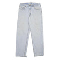 LEVI'S 550 Mens Relaxed Light Blue Denim Jeans W33 L30 Classic Cotton Zip