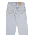LEVI'S 550 Mens Relaxed Light Blue Denim Jeans W33 L30 Classic Cotton Zip