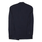 BOSS HUGO BOSS Womens Navy Blue Double Breasted Wool Blazer Jacket XL Tailored